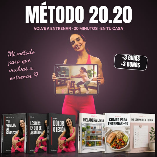 Método 20.20 · Volvé a entrenar desde casa